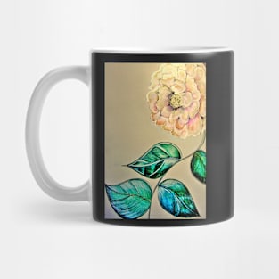 ORIENTAL PEONY FLORAL DECO PRINT ART POSTER FLOWERS ASIAN CHINESE Mug